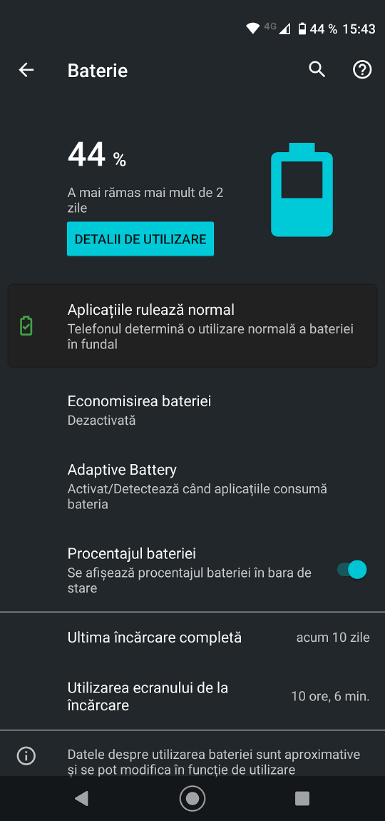 Autonomie Motorola Moto G8 Power