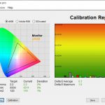 Test culori dupa calibrare ecran MSI GE66 Raider 10SGS