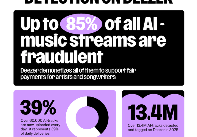 Deezer makes it easier for rival platforms to take a stance against AI-generated music