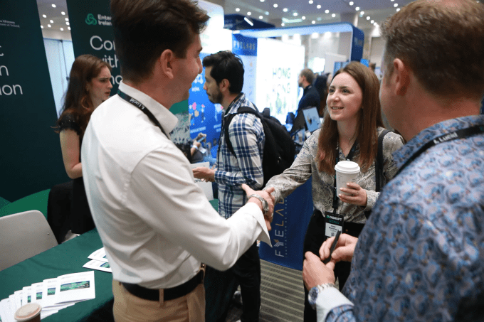 TechCrunch Disrupt 2024 networking student