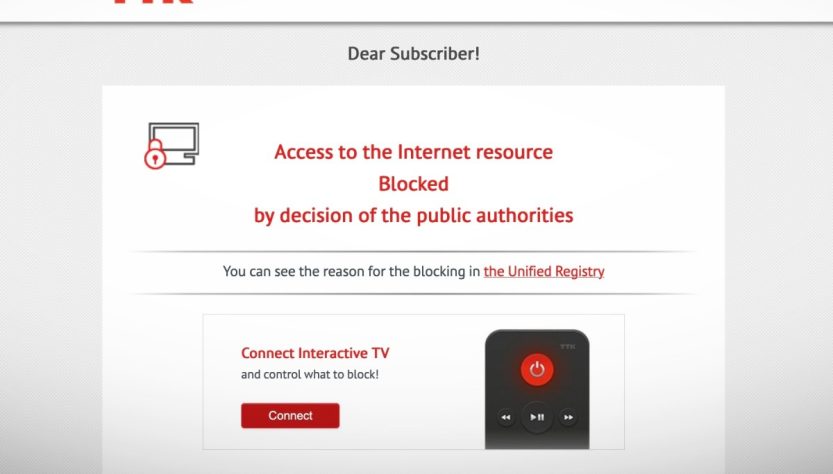 Russian officials prohibit access to the paywall bypassing website Archive.today