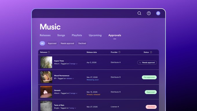 Spotify trials a new feature to prevent AI-generated content from being credited to actual artists