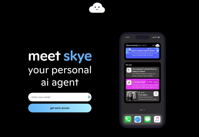 Investors support Skye's AI home screen application for iPhone prior to its release