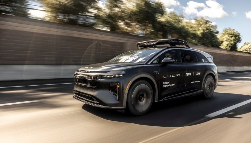 Uber partners with Hertz to service, power, and repair its Lucid Motors robotaxis