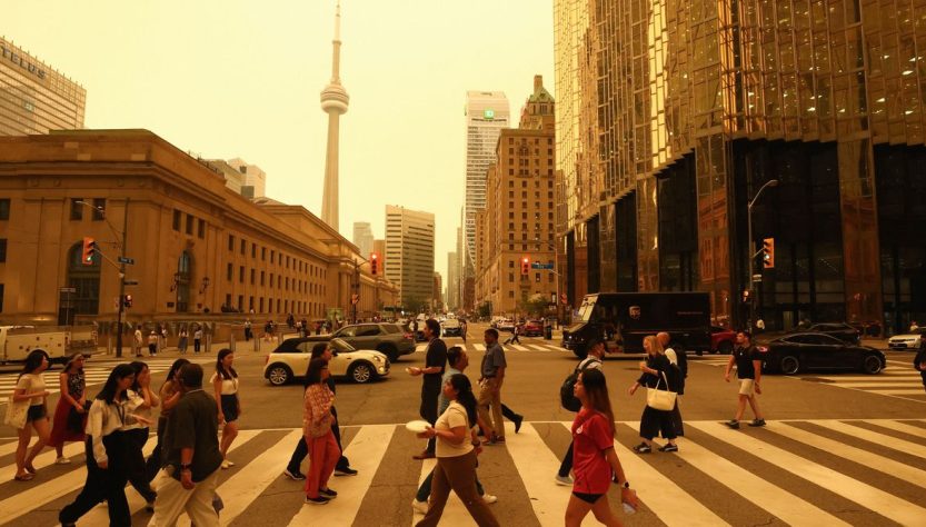 Canadian Wildfire Smoke Covers the Northeast