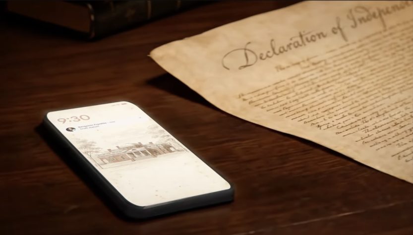 New Google advertisement envisions a Declaration of Independence crafted with assistance from AI