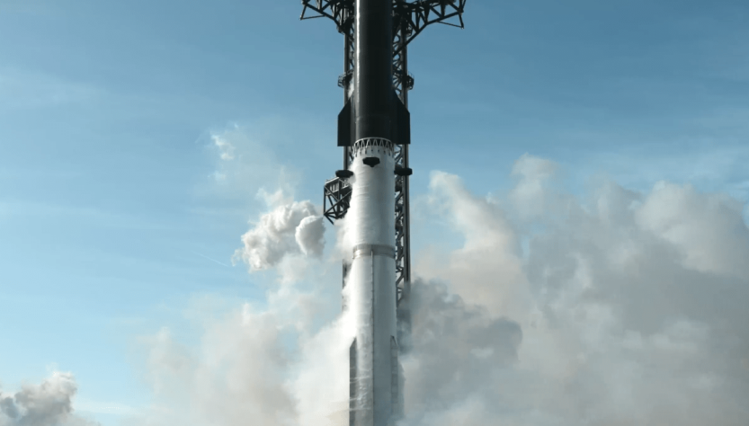 SpaceX abruptly cancels the second Starship V3 launch following ignition.