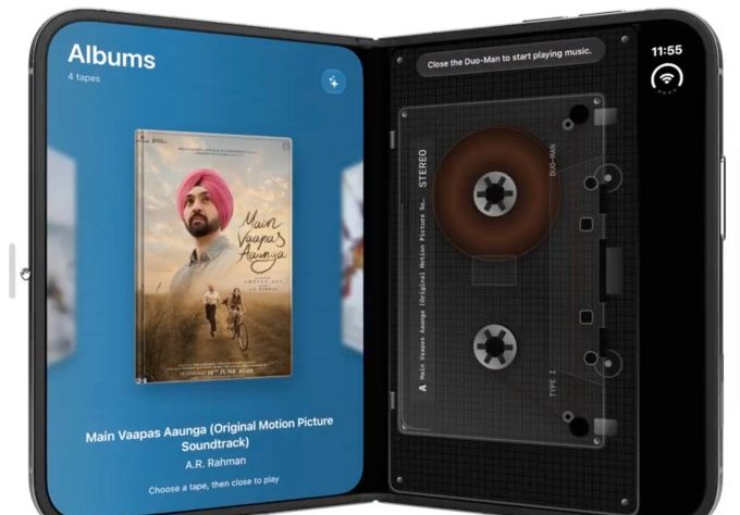 The iPhone Duo might already possess its initial standout application: a virtual Walkman