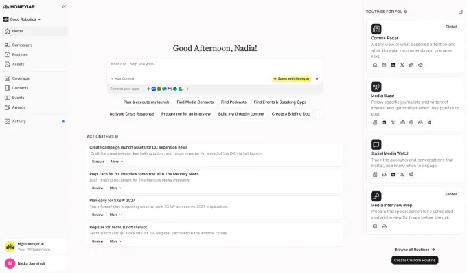 Honeyjar offers AI tools to improve PR and comms at every company